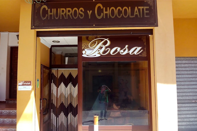 Fachada Churrería Rosa